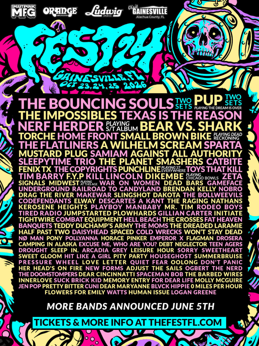 Fest Releases First Wave of Lineup for 2026, Tickets On Sale Now! • Bad ...